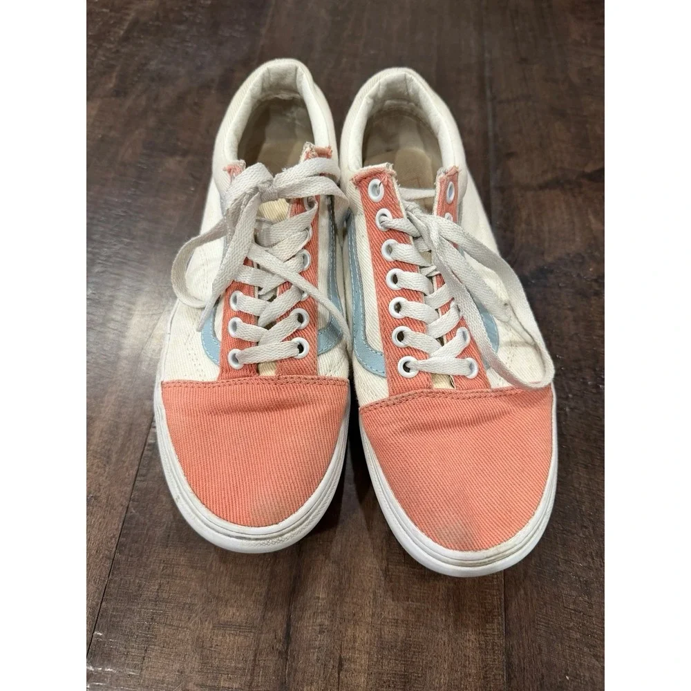Vans All Star Chuck‎ Taylor Tri Color Skate Low Top Lace Up Sneaker Size 8